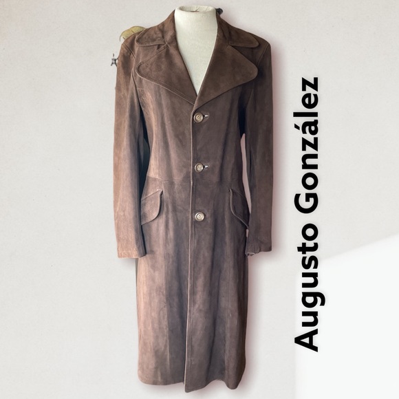 Augusto González Suede Coat - Picture 8 of 15